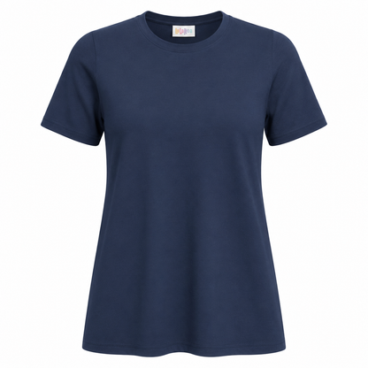 LuLaRoe Essential Tee - Solid Stormy Blue