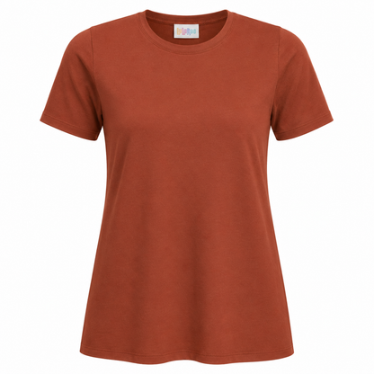 LuLaRoe Essential Tee - Solid Canyon Clay