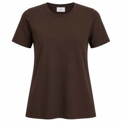 LuLaRoe Essential Tee - Solid Cocoa Truffle
