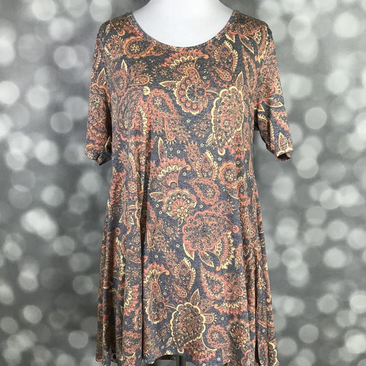 Perfect T - Black Orange Yellow Paisley