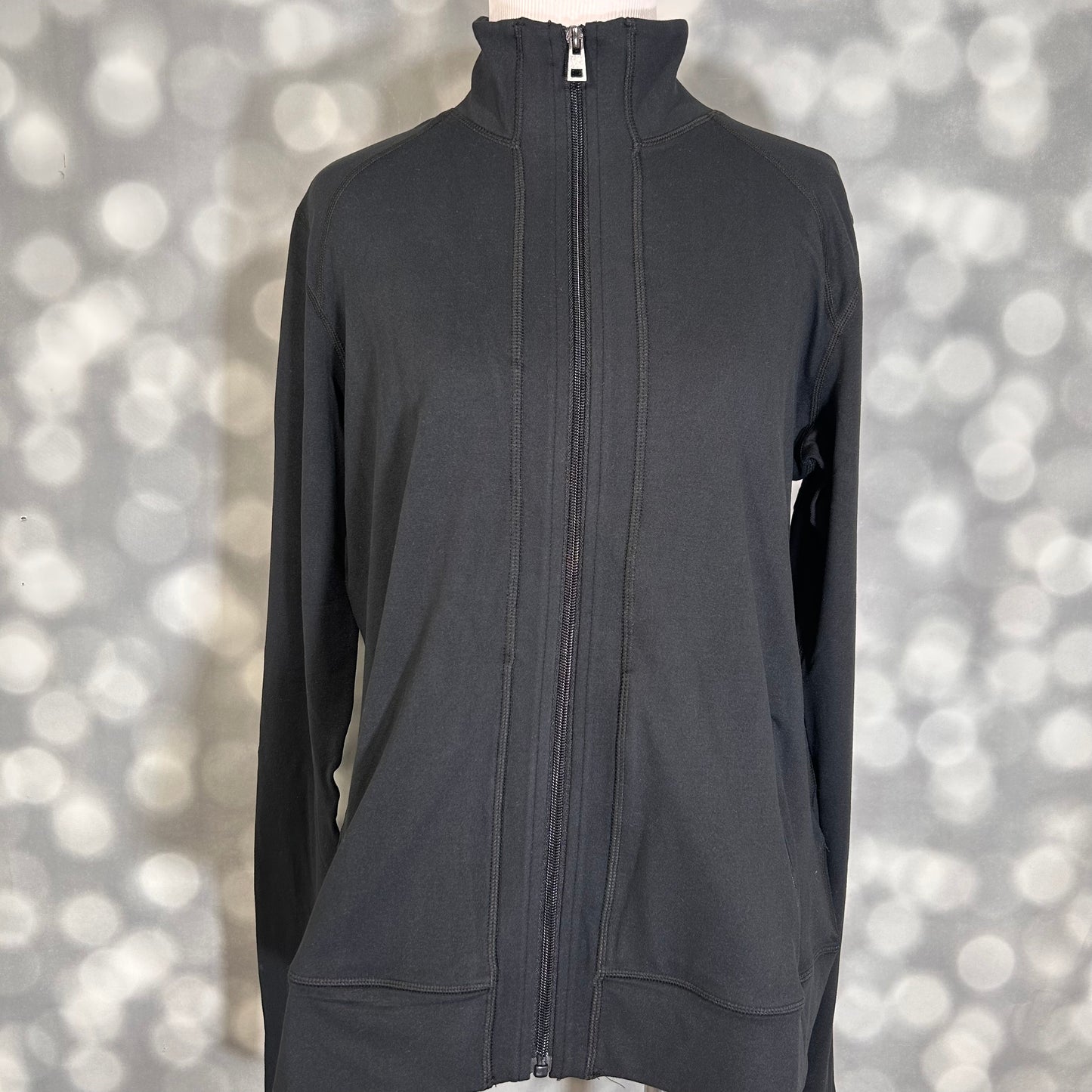 LuLaRoe LuLaRoe RISE Bold Yoga Jacket – Solid Black 