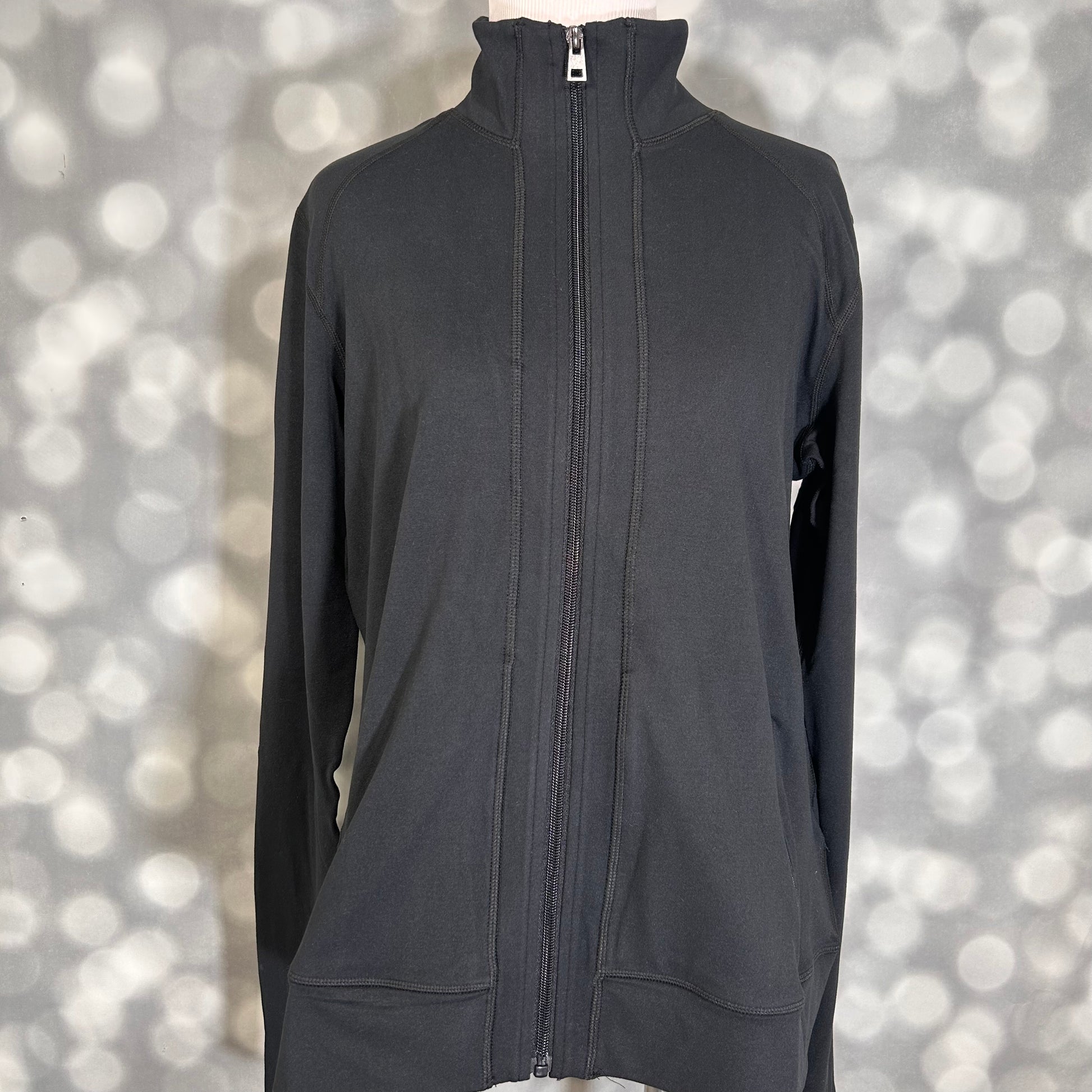 LuLaRoe LuLaRoe RISE Bold Yoga Jacket – Solid Black 