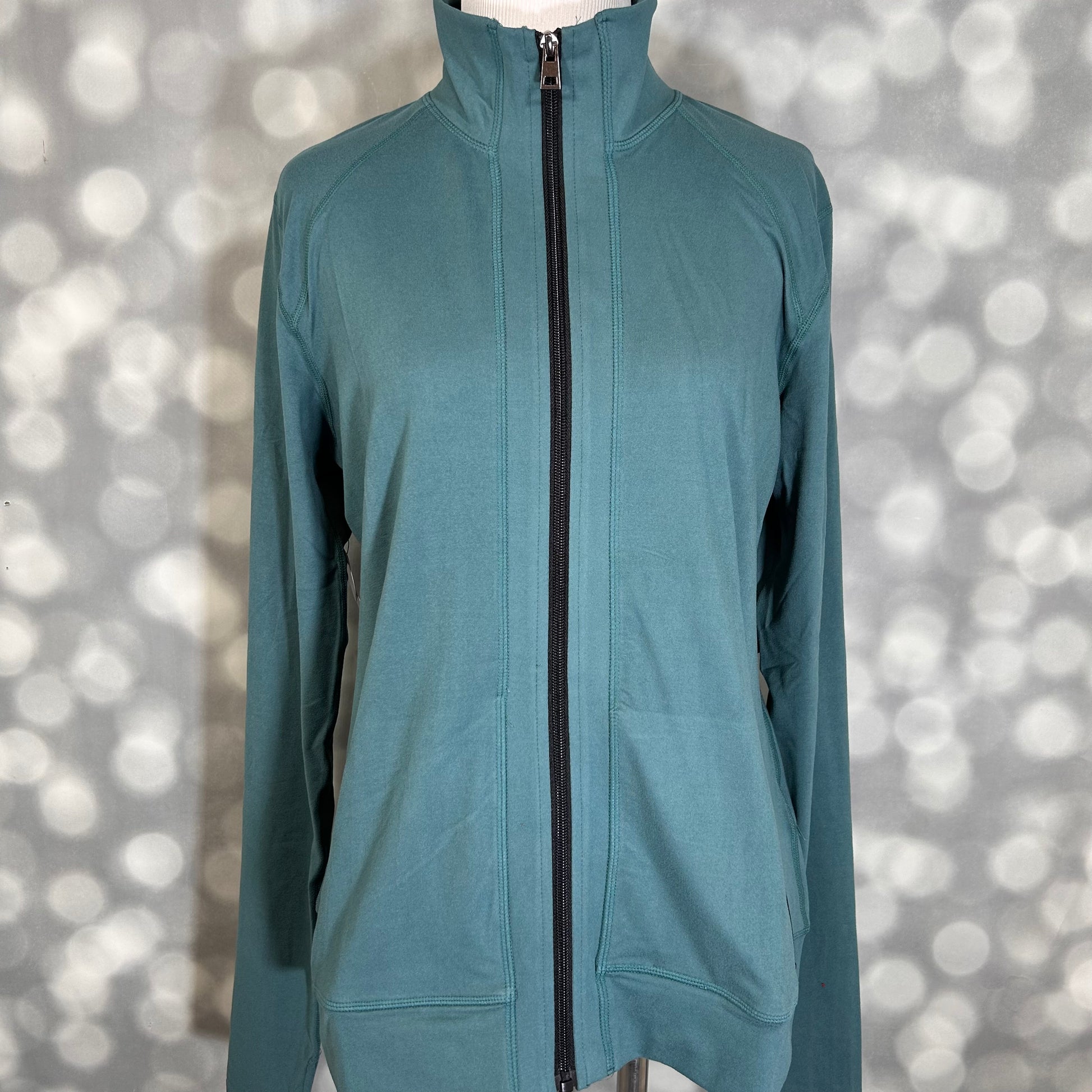 LuLaRoe LuLaRoe RISE Bold Yoga Jacket – Solid Deep Teal Evergreen 