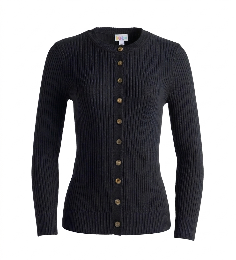 LuLaRoe LuLaRoe Becky Cardigan - Solid Black 
