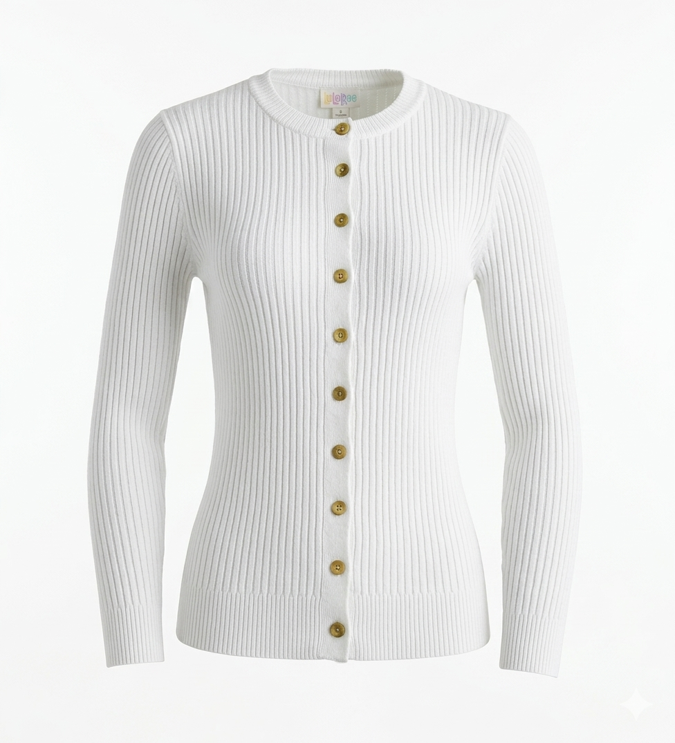 LuLaRoe LuLaRoe Becky Cardigan - Solid White 
