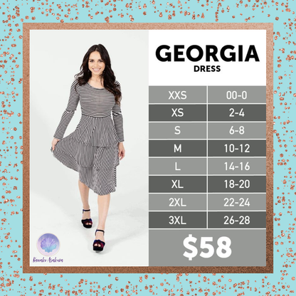 LuLaRoe Georgia Dress – Solid Golden Caramel