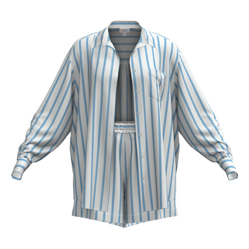LuLaRoe Polly Set - Sky Cabana Stripe