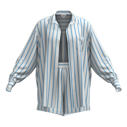 LuLaRoe Polly Set - Sky Cabana Stripe