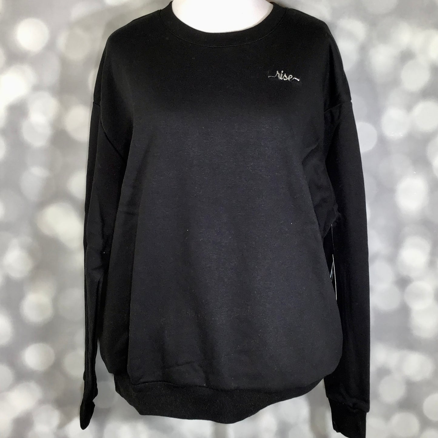 LuLaRoe LuLaRoe RISE Reset Pullover – Solid Black Fleece 