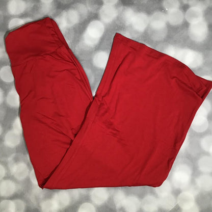 LuLaRoe LuLaRoe Essential Wide Leg Pant  - Solid True Red 