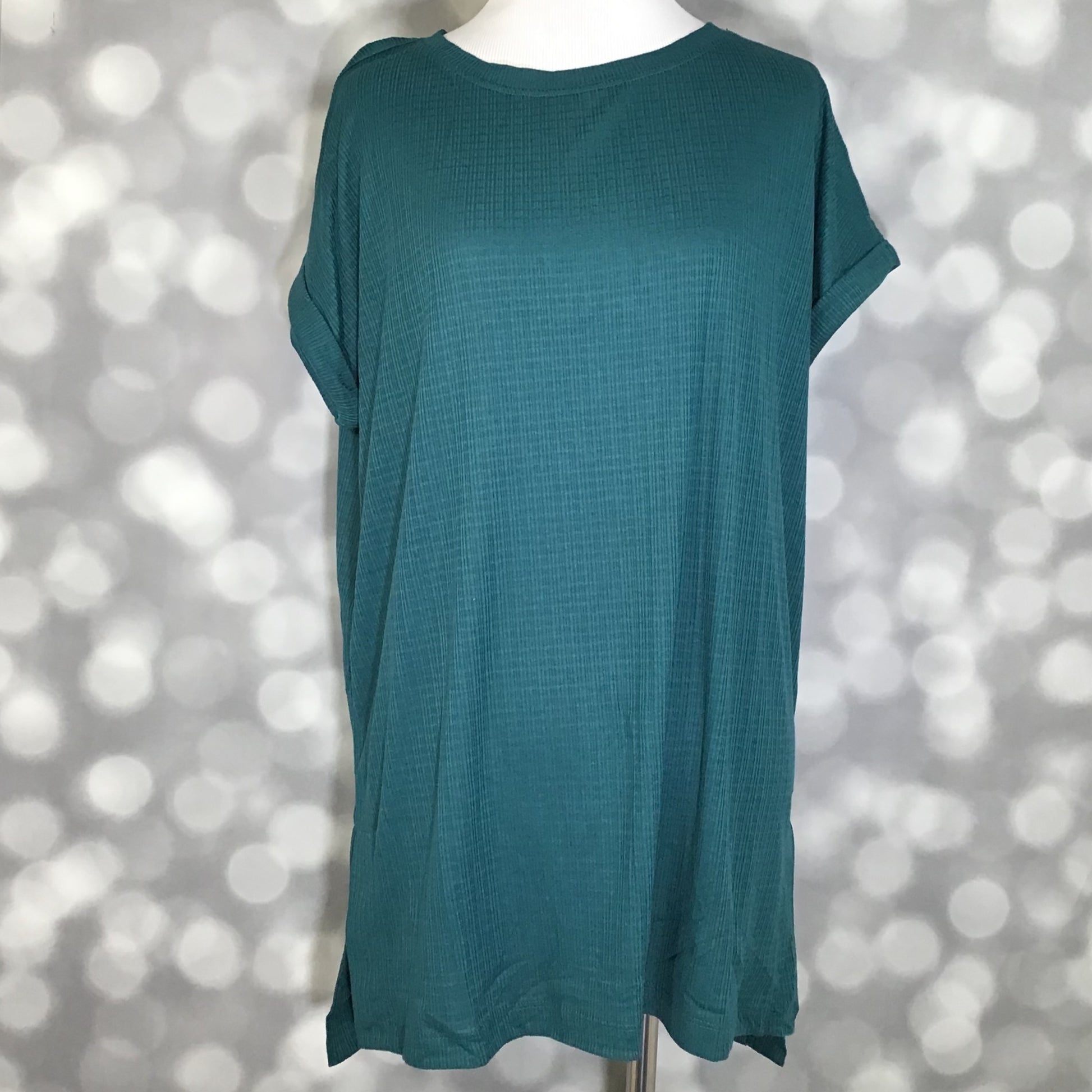 LuLaRoe LuLaRoe Leah Tunic - Solid Deep Evergreen 