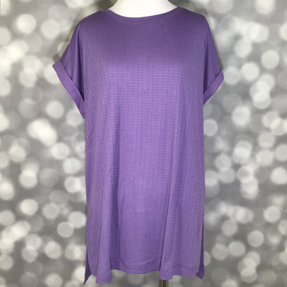 LuLaRoe LuLaRoe Leah Tunic - Solid Sky Mist Blue 