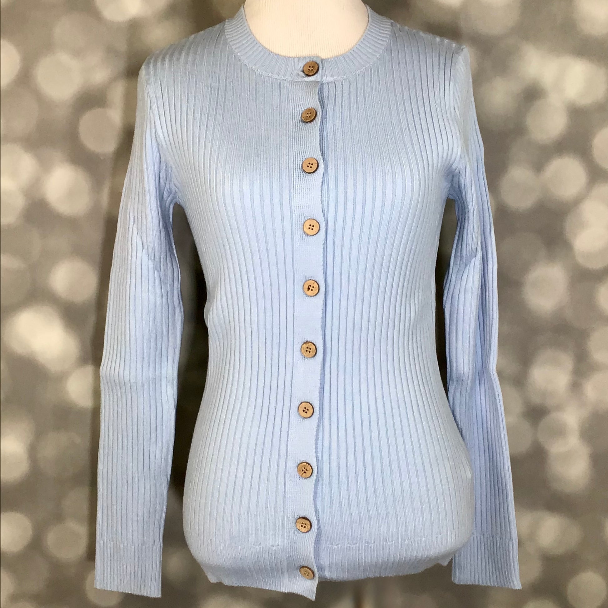 LuLaRoe LuLaRoe Becky Cardigan - Solid Soft Sky Blue 