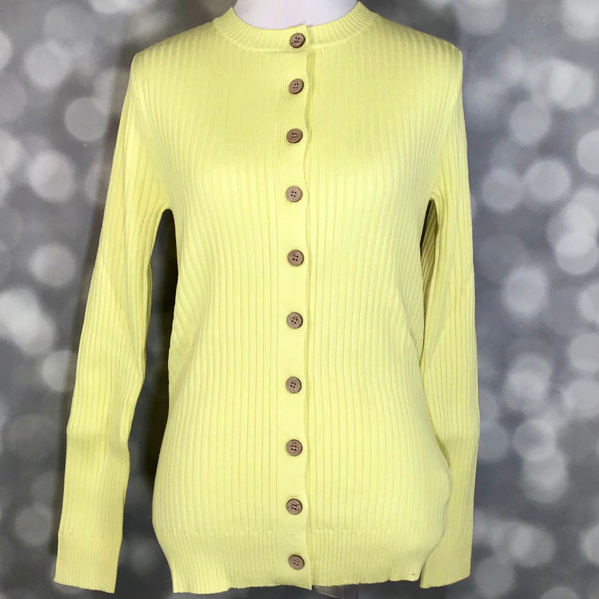 LuLaRoe LuLaRoe Becky Cardigan - Solid Soft Lemon Yellow 