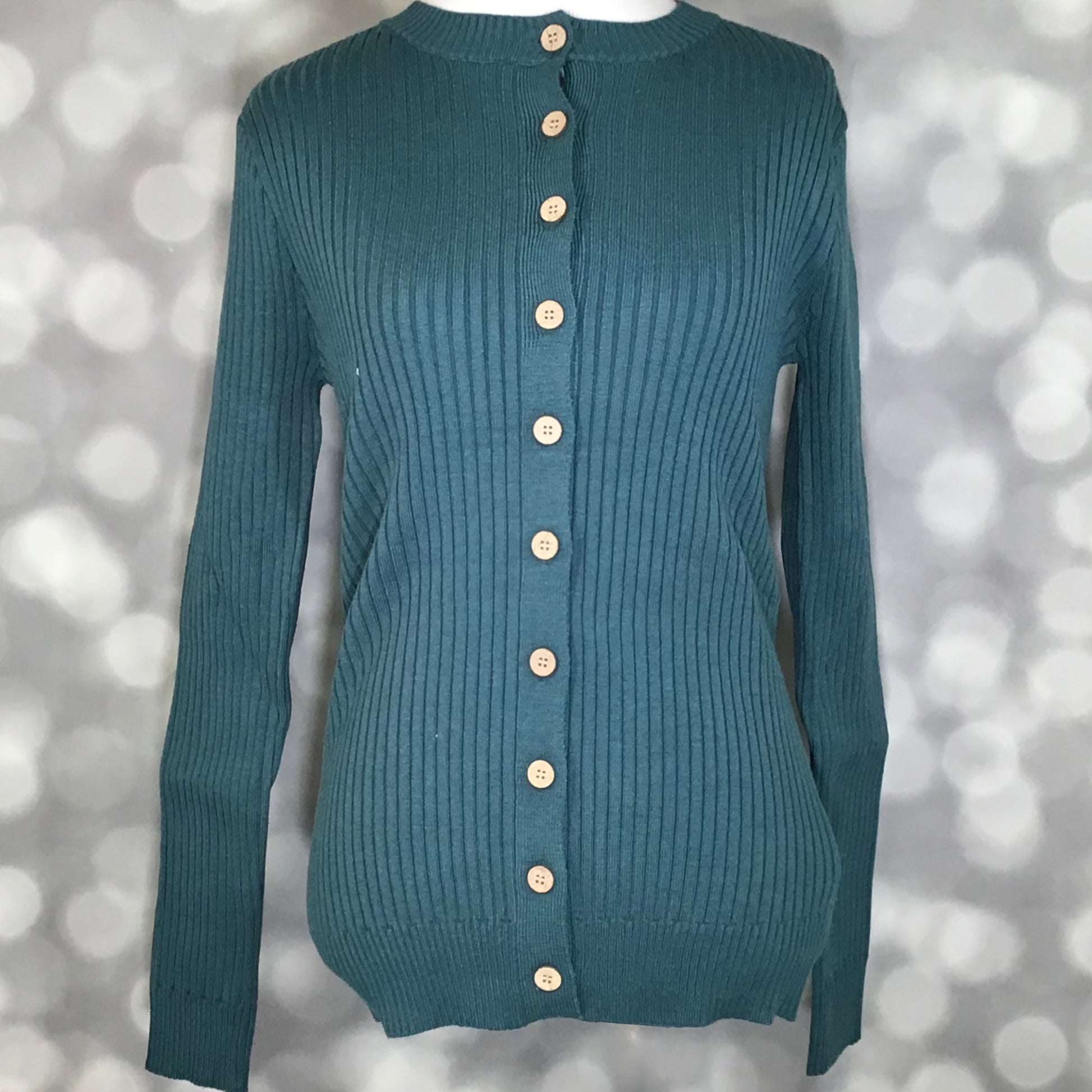 LuLaRoe LuLaRoe Becky Cardigan - Solid Evergreen Teal 