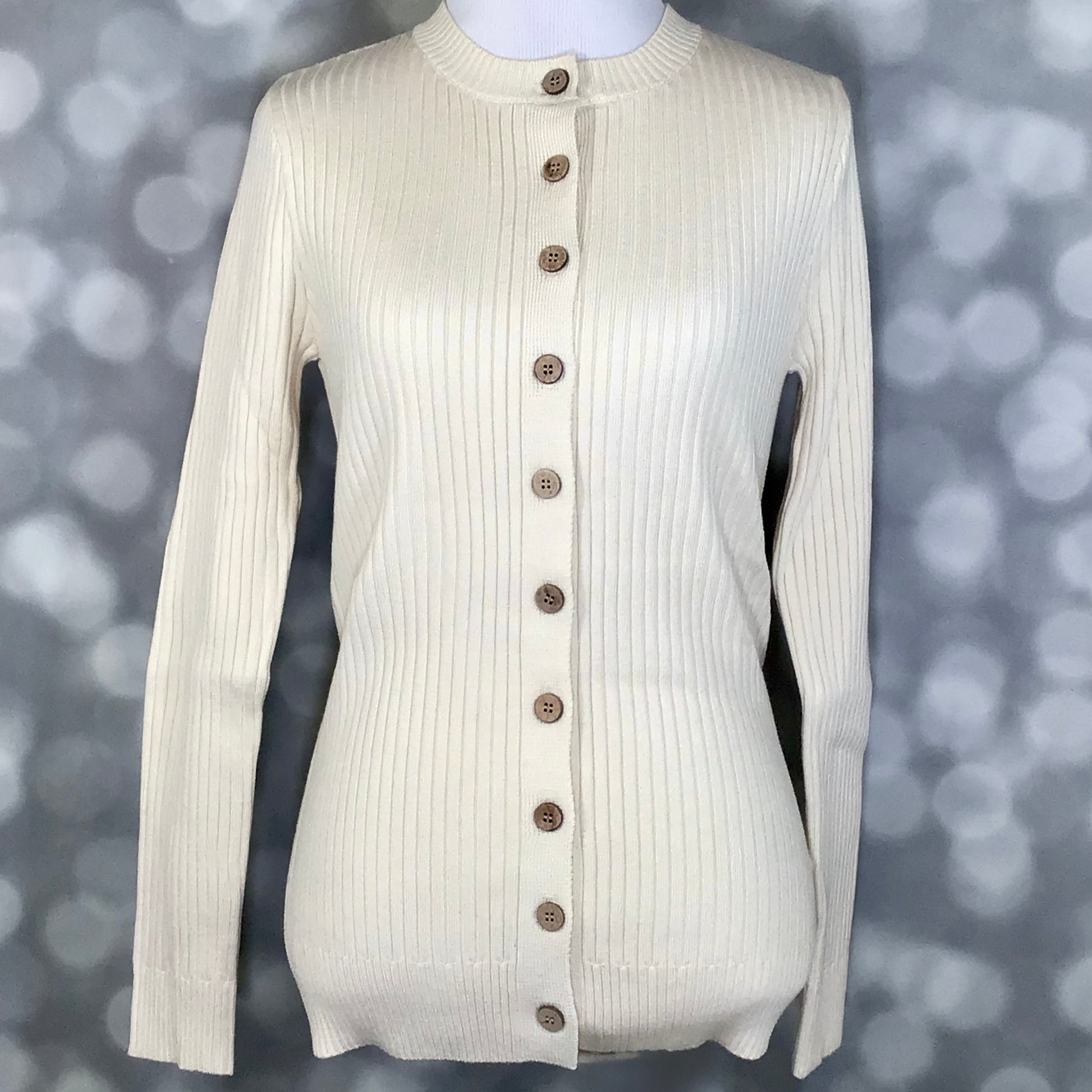 LuLaRoe LuLaRoe Becky Cardigan - Solid Soft Ivory Cream 