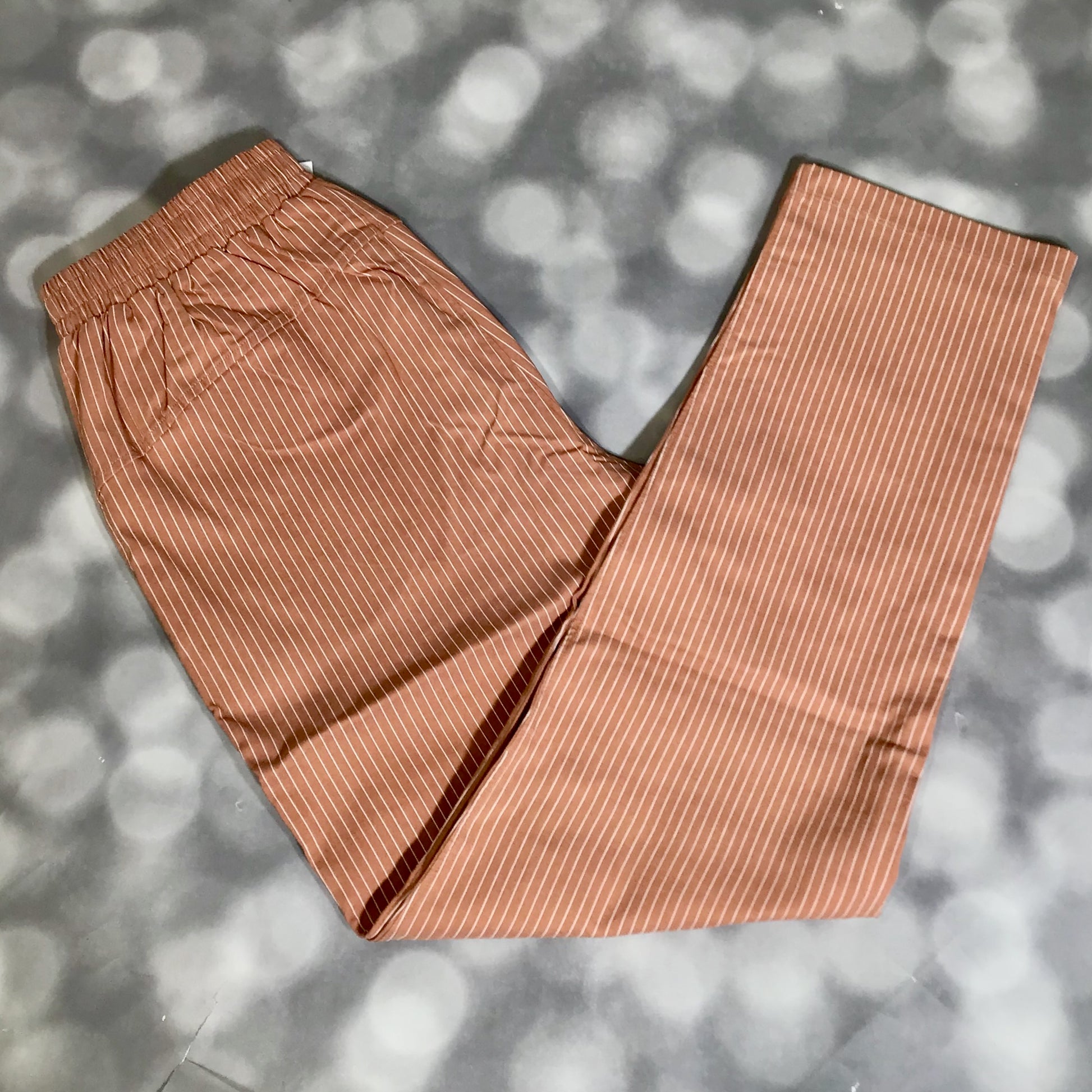 LuLaRoe LuLaRoe Lena Pant - Desert Clay Pinstripe 