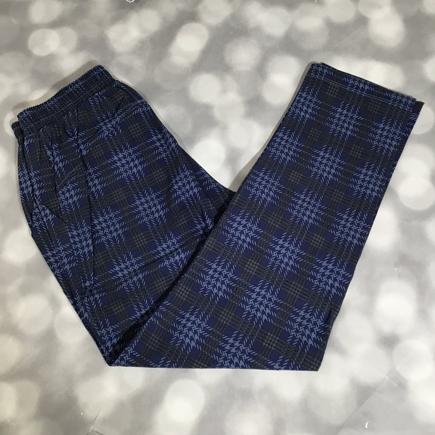 LuLaRoe LuLaRoe Lena Pant - Midnight Sapphire Plaid 