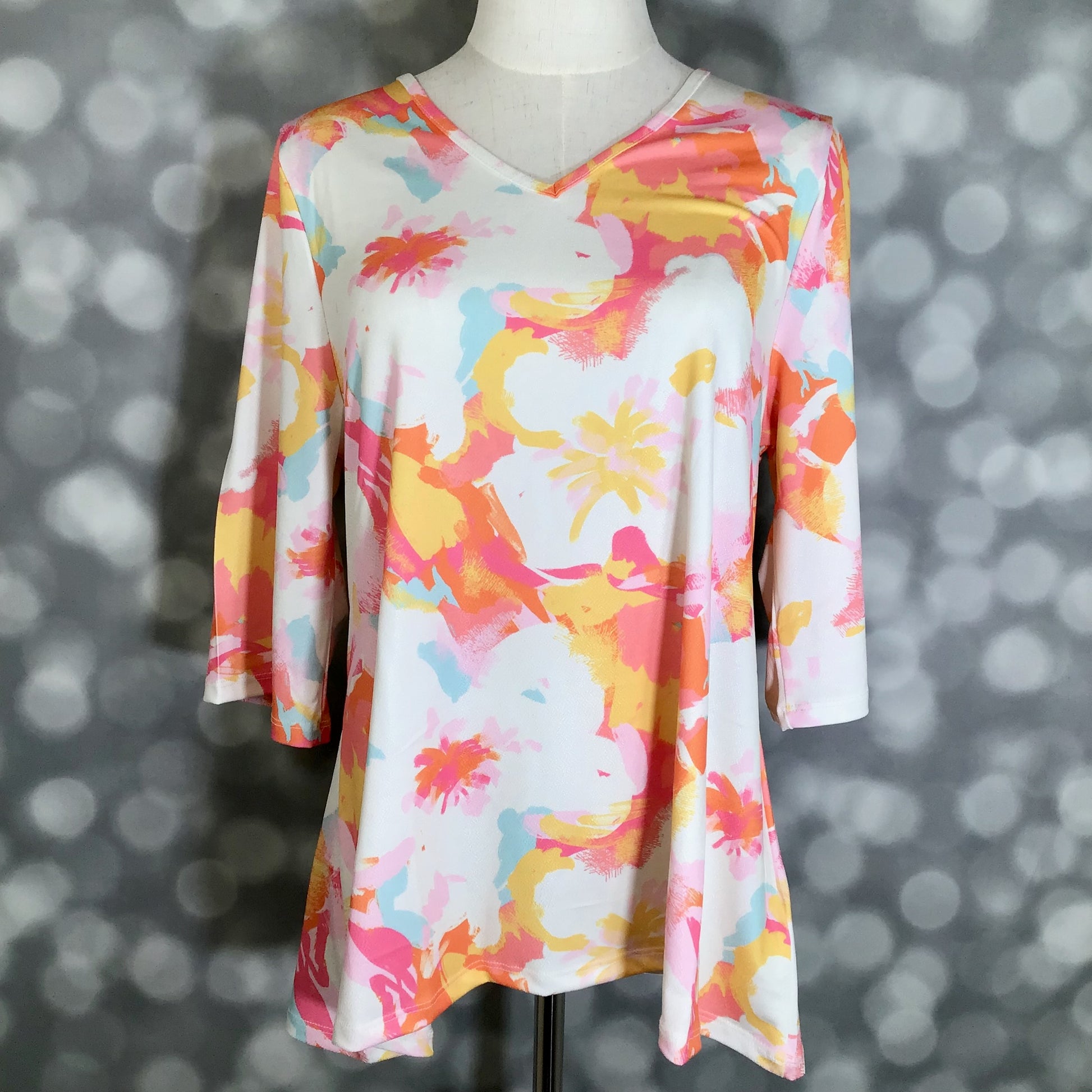 LuLaRoe LuLaRoe Eden Top - Sunset Splash Abstract Floral 