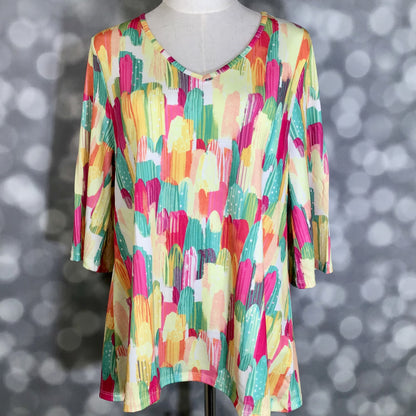 LuLaRoe LuLaRoe Eden Top - Desert Brushstroke Harmony 