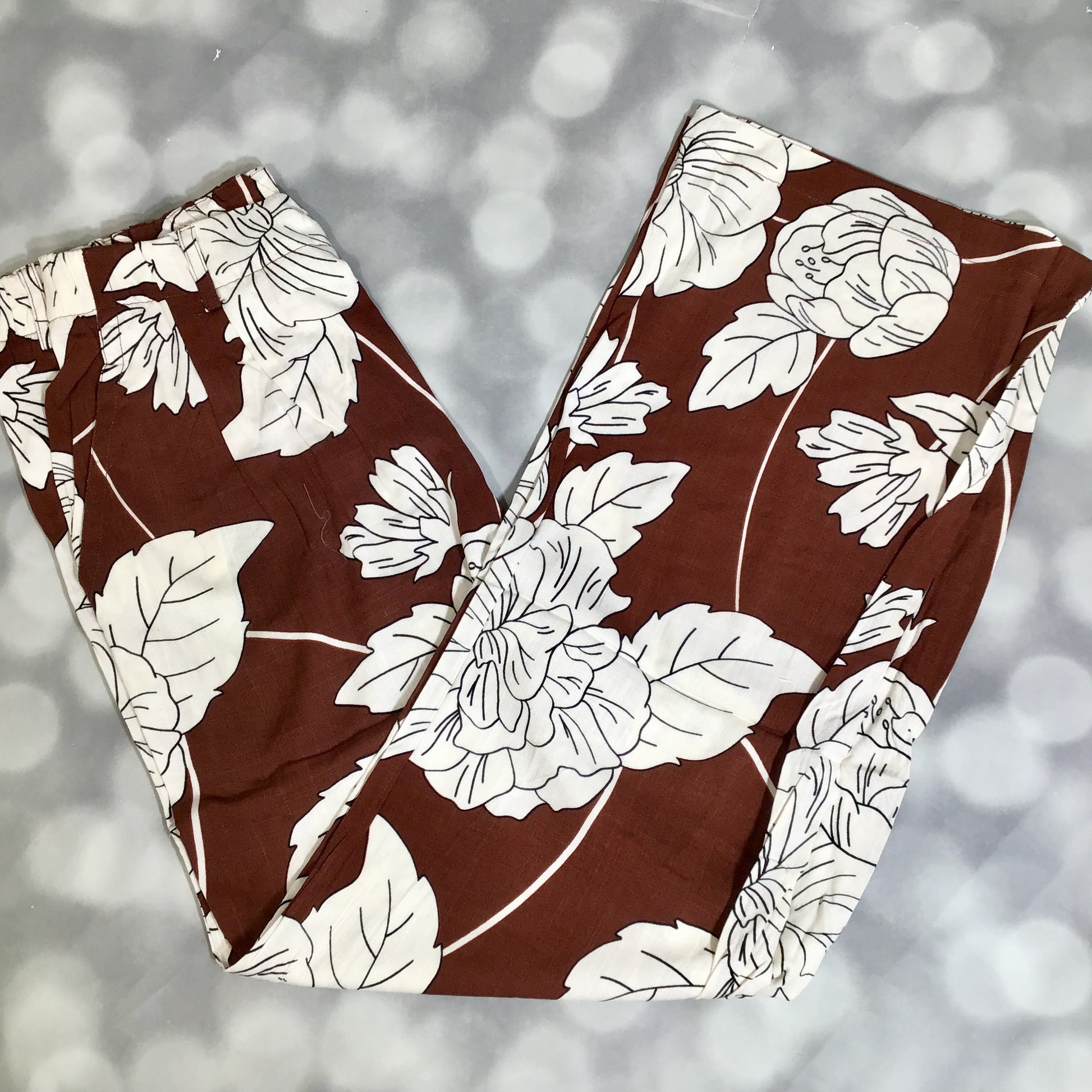 LuLaRoe LuLaRoe Pamela Trouser - Cocoa Blossom Silhouette 