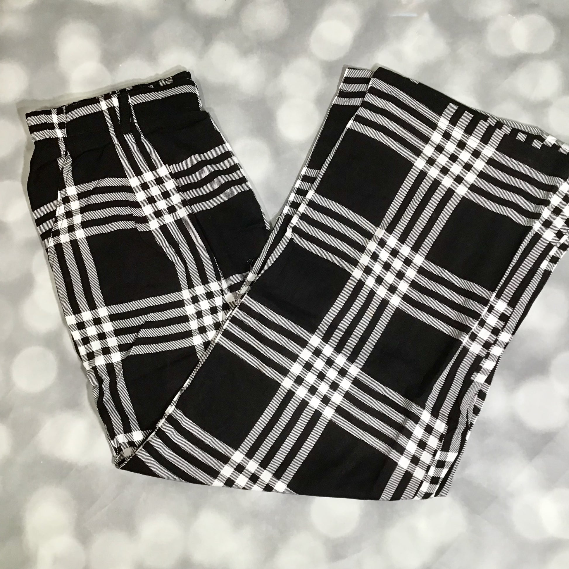 LuLaRoe LuLaRoe Pamela Trouser - Midnight Windowpane Plaid 