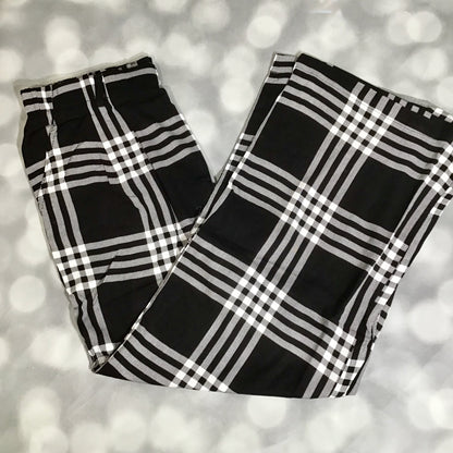 LuLaRoe LuLaRoe Pamela Trouser - Midnight Windowpane Plaid 