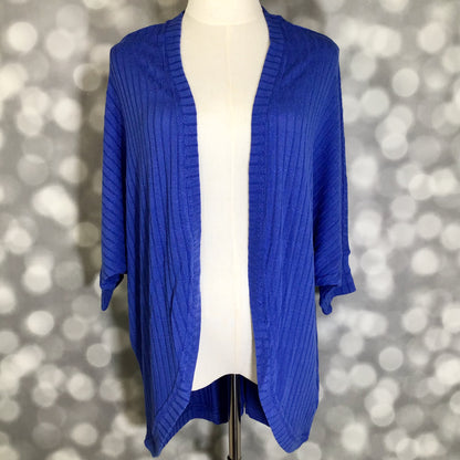 LuLaRoe LuLaRoe Tracy Cocoon Cardigan - Solid Cobalt Breeze 