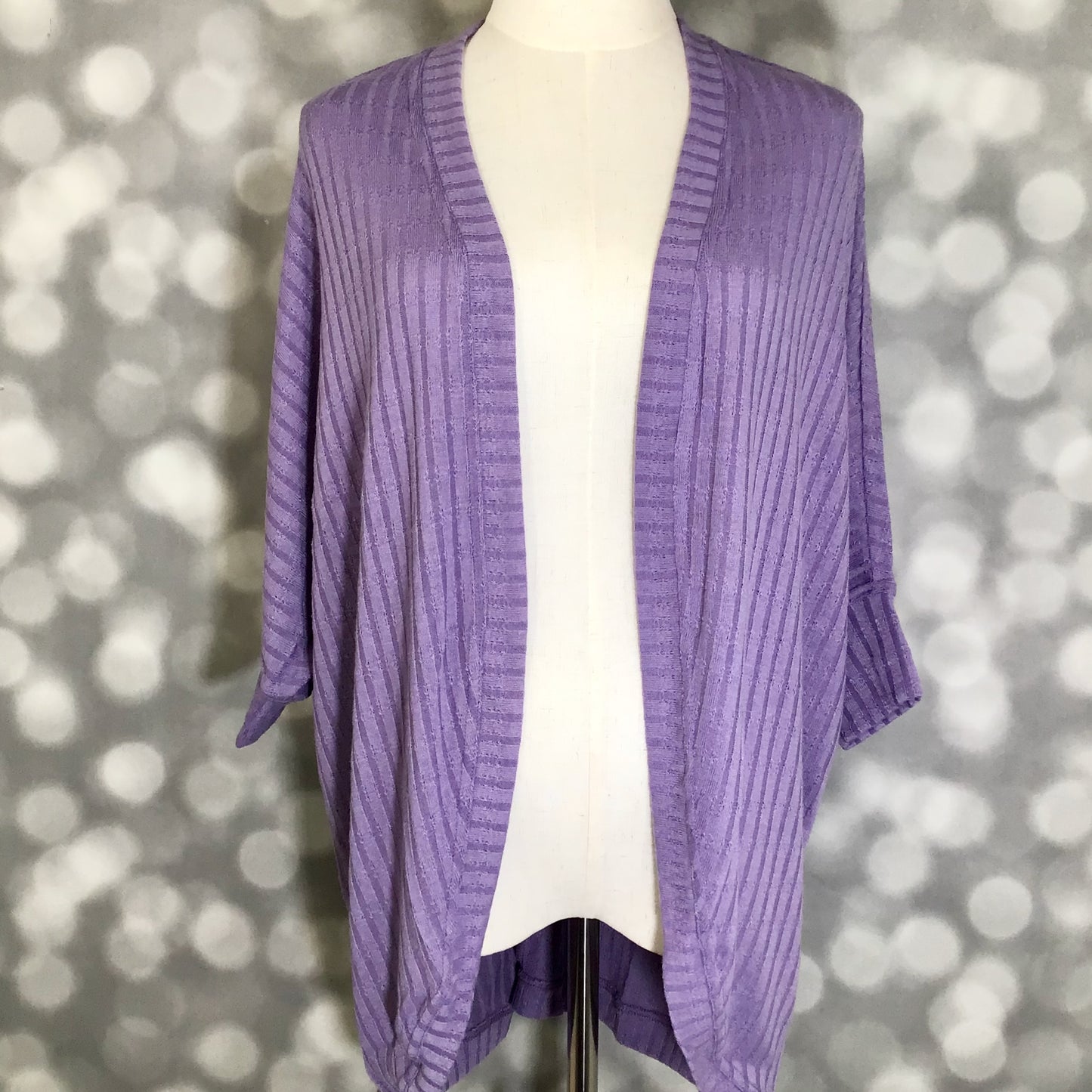 LuLaRoe LuLaRoe Tracy Cocoon Cardigan - Solid Soft Lavender 
