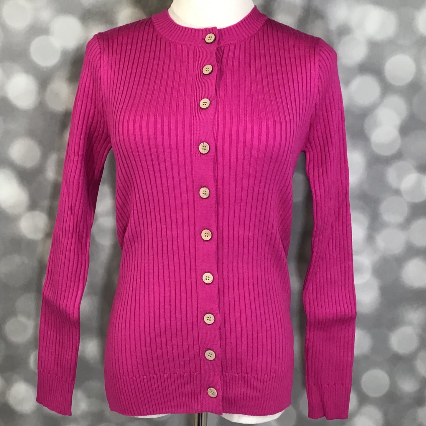 LuLaRoe LuLaRoe Becky Cardigan - Solid Magenta Pink 