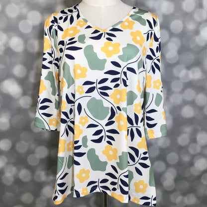 LuLaRoe LuLaRoe Eden Top - Meadow Bloom Abstract 