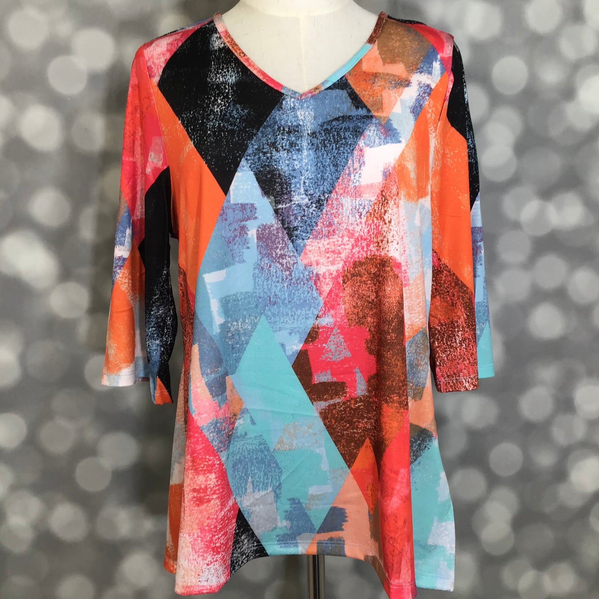 LuLaRoe LuLaRoe Eden Top - Sunset Prism Abstract 