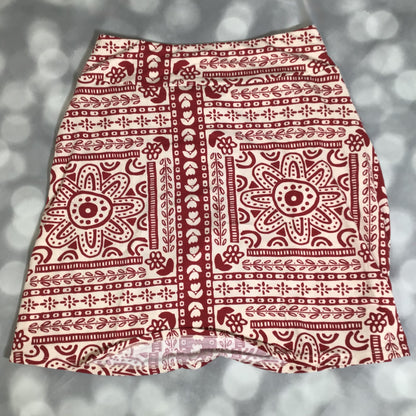 LuLaRoe LuLaRoe Eileen Skort - Rustic Red Boho Mosaic 