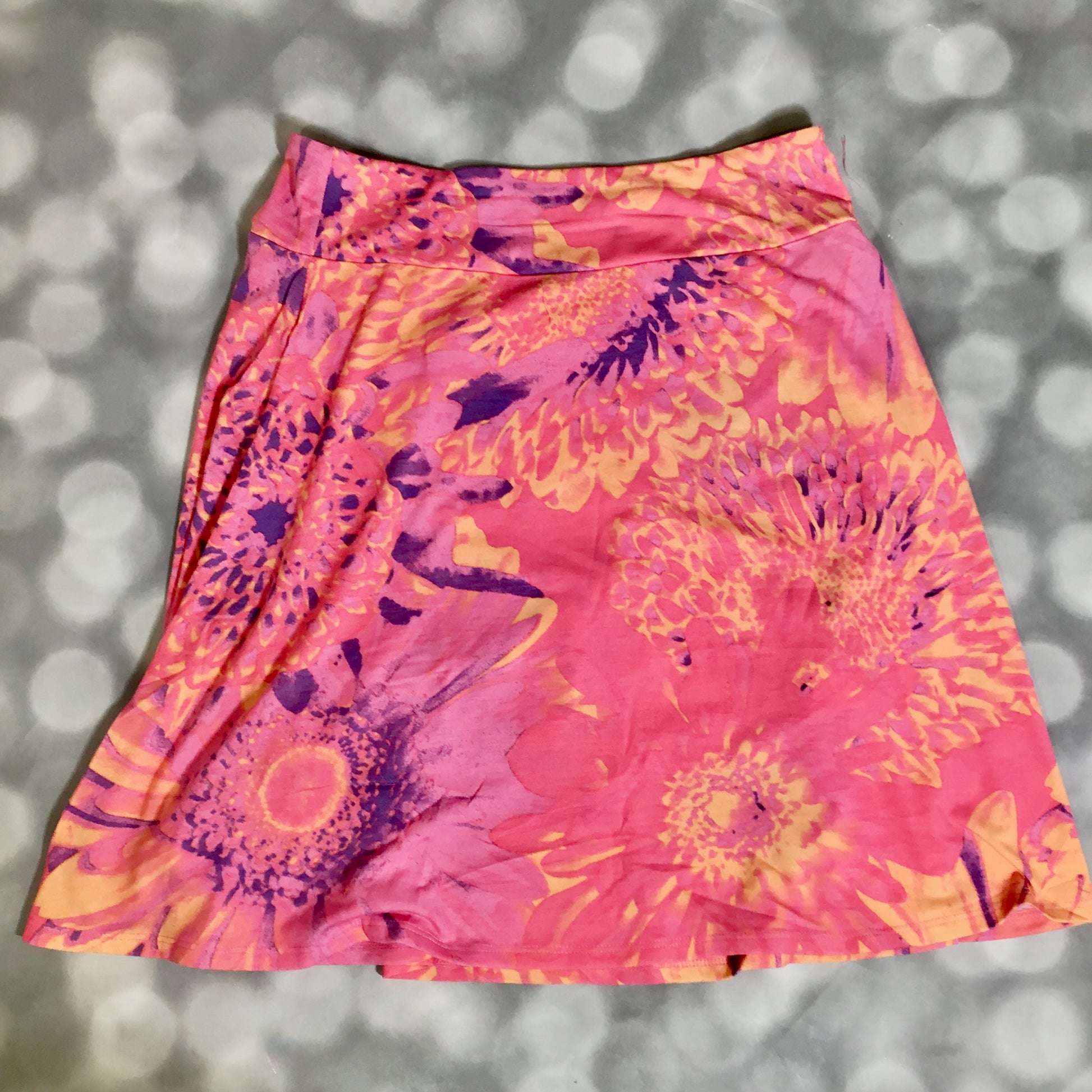 LuLaRoe LuLaRoe Eileen Skort - Sunset Coral Bloom 