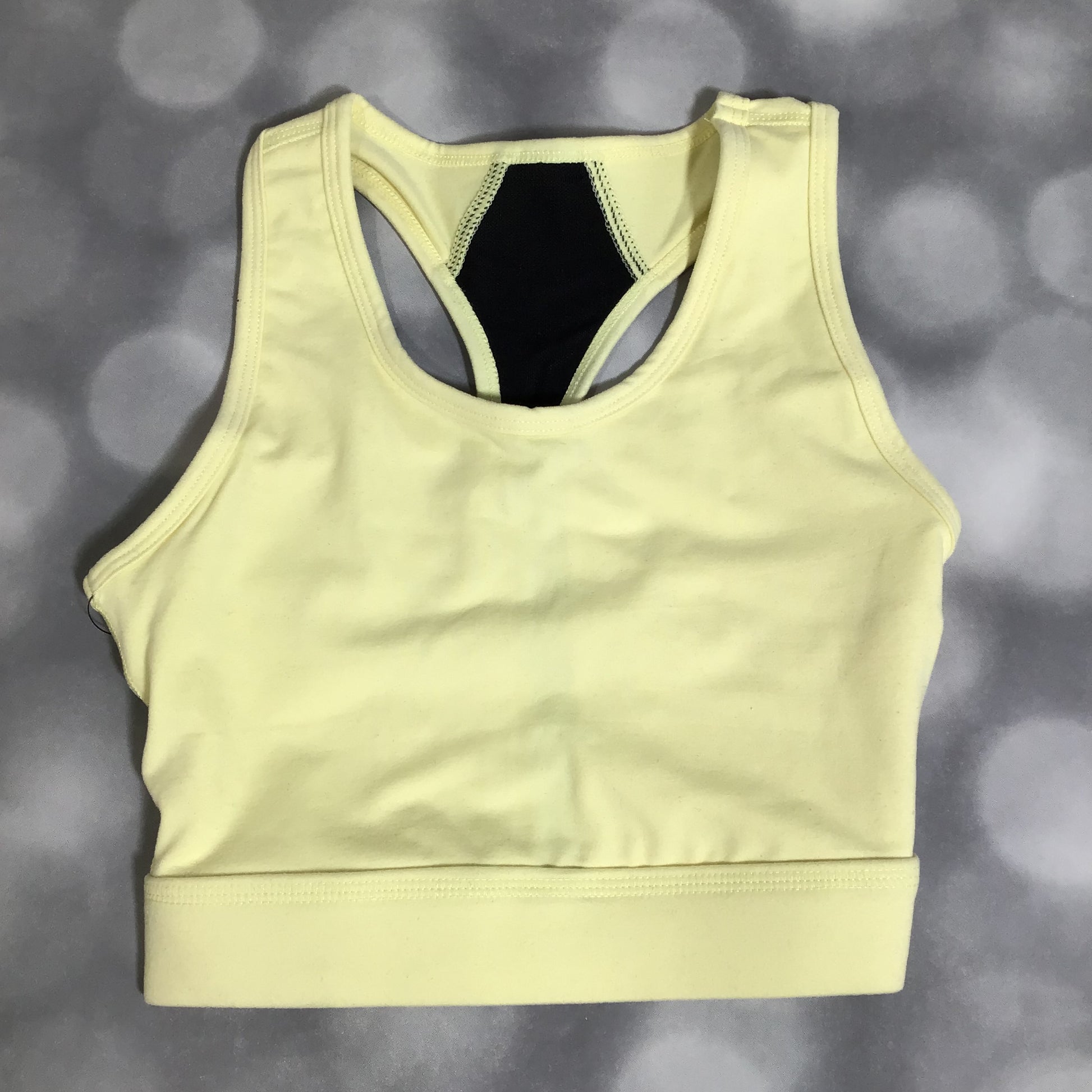 LuLaRoe LuLaRoe RISE Invincible Sports Bra - Solid Butter Yellow 
