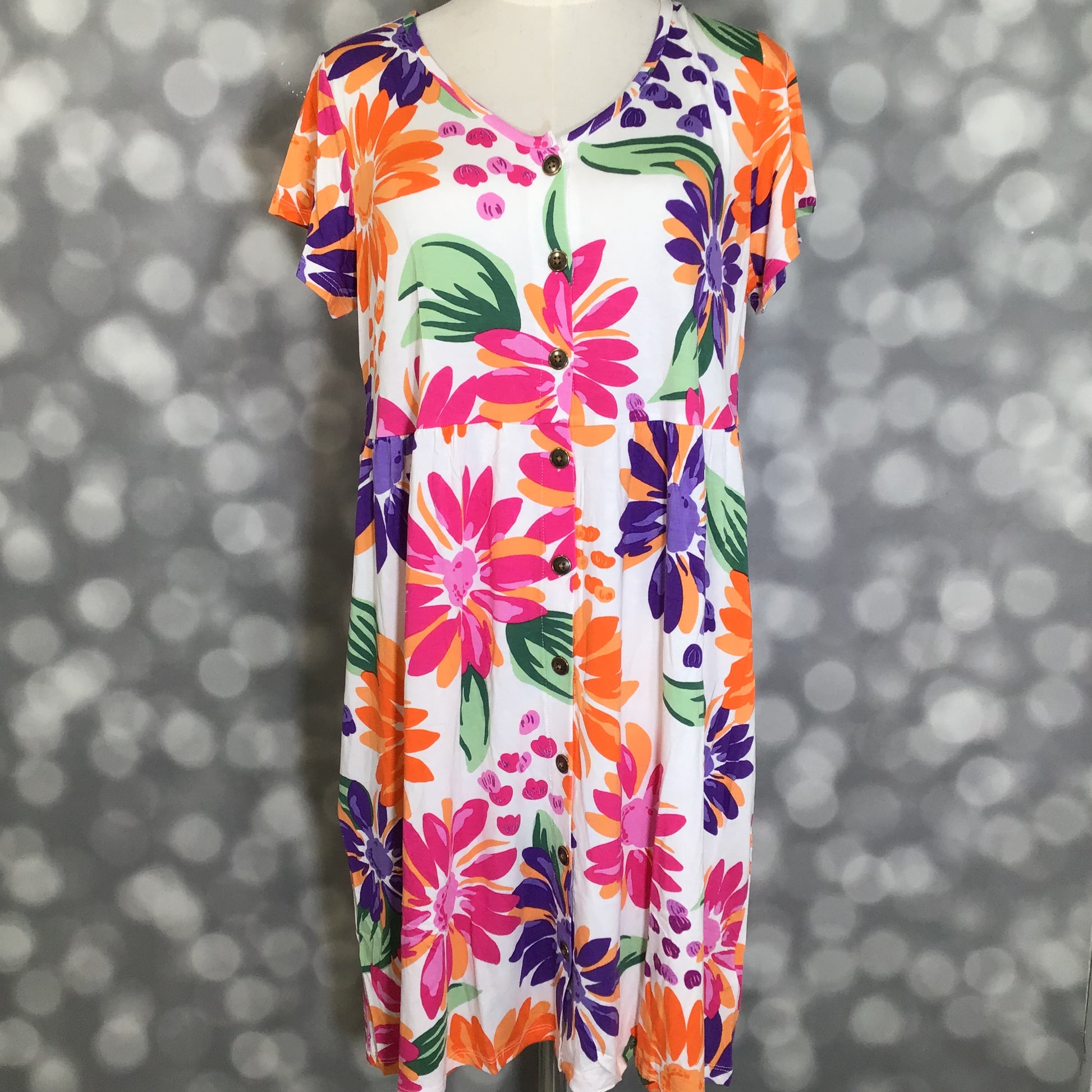 LuLaRoe LuLaRoe Heidi Dress - Confetti Bloom Floral 