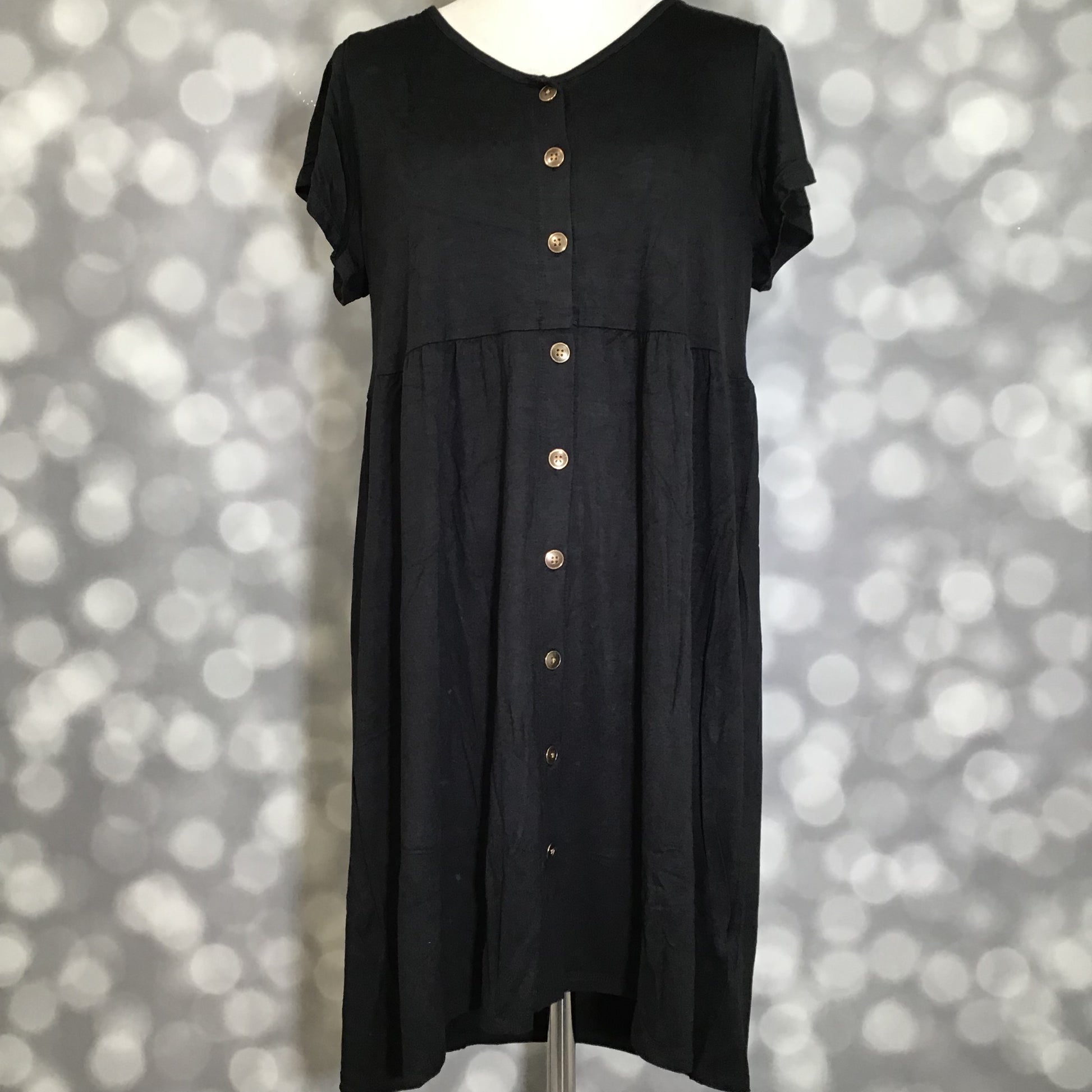 LuLaRoe LuLaRoe Heidi Dress - Solid Classic Black 