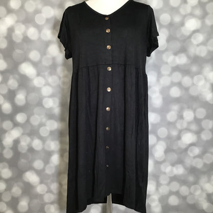 LuLaRoe LuLaRoe Heidi Dress - Solid Classic Black 
