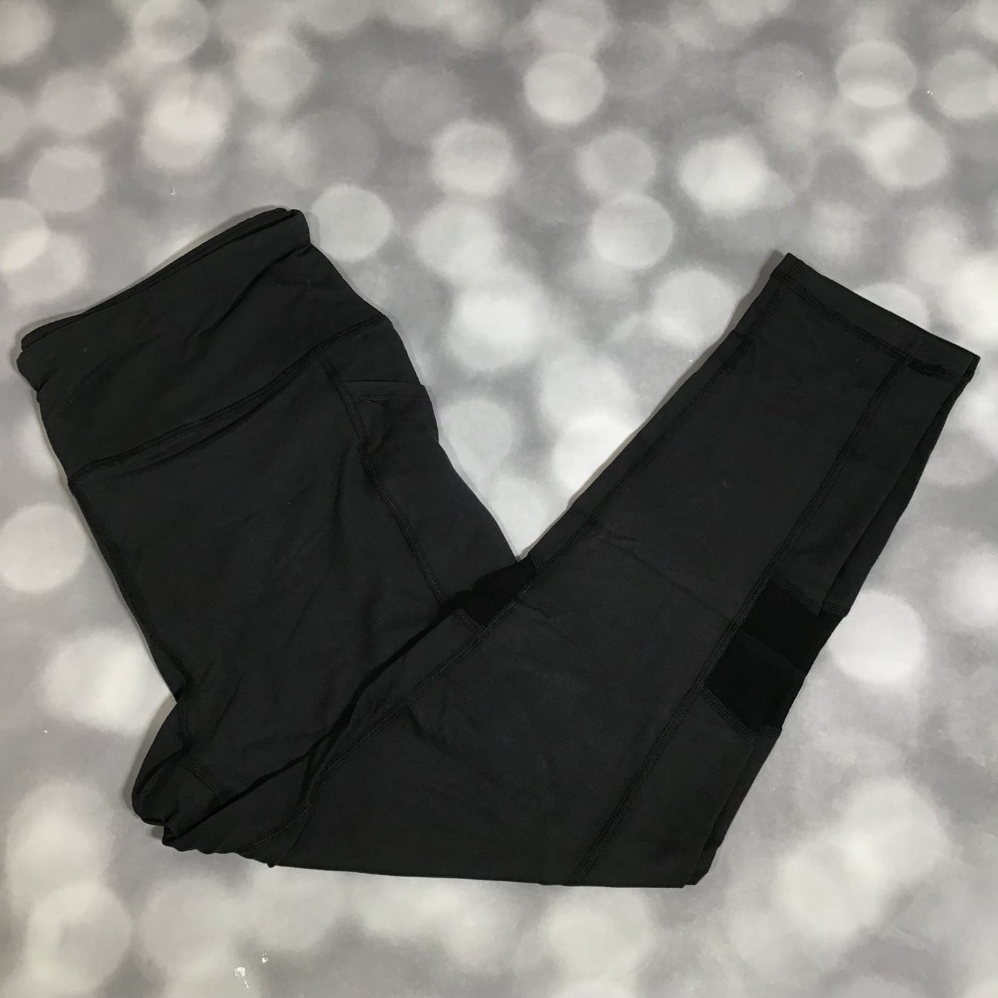 LuLaRoe LuLaRoe RISE Fearless Crop Legging - Solid Black 