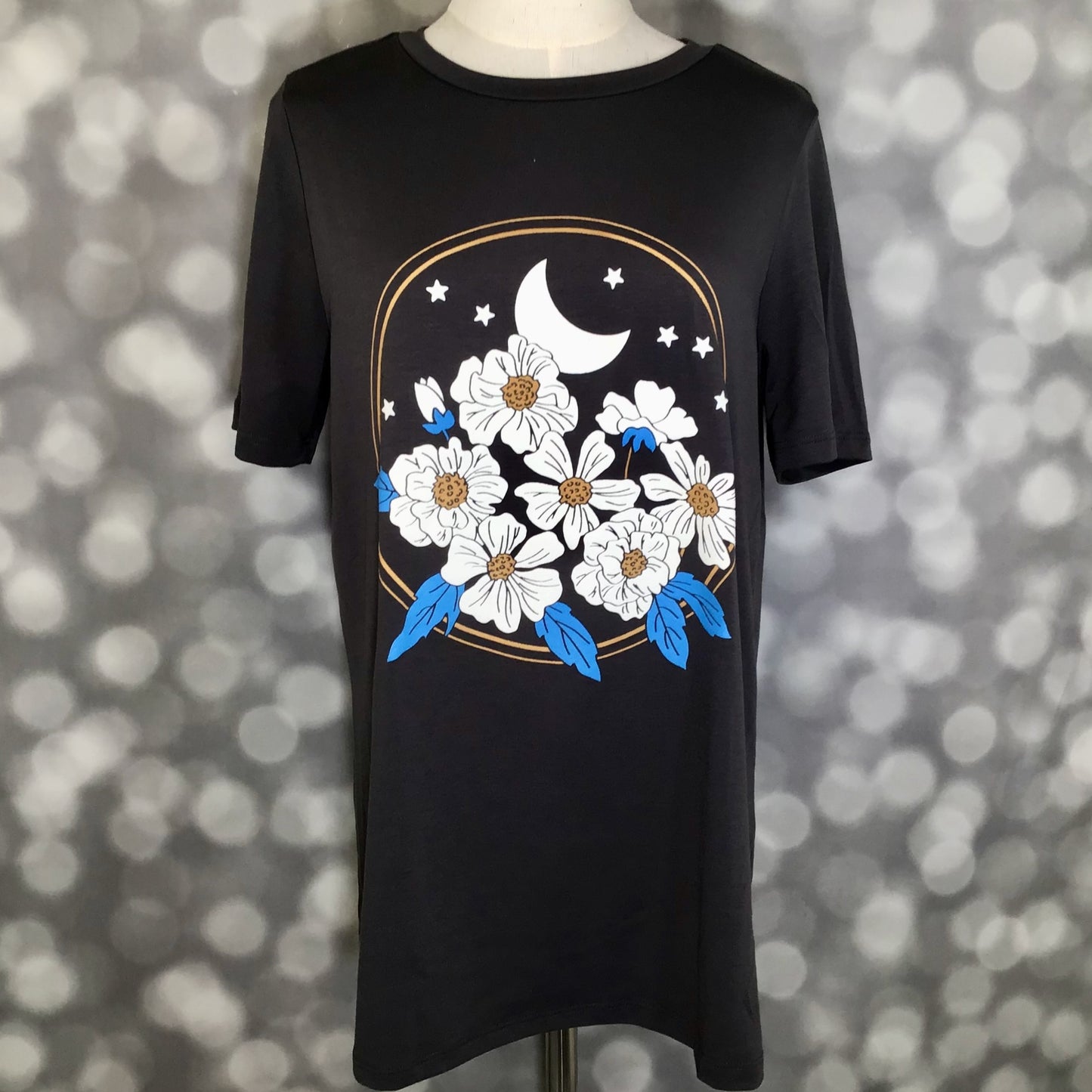LuLaRoe Rivkah Top - Moonlit Wildflower Reverie