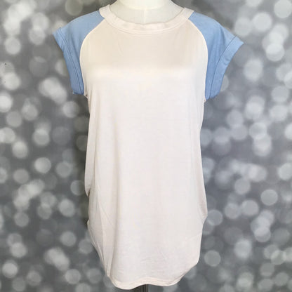 LuLaRoe Ashley Raglan T - Solid Coastal Mist