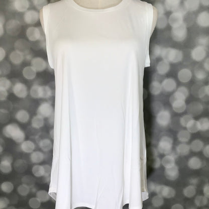 LuLaRoe Cocoa Sleeveless Top - Solid White