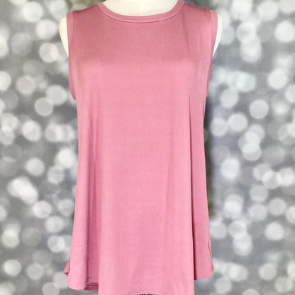 LuLaRoe Cocoa Sleeveless Top - Solid Blush Rose