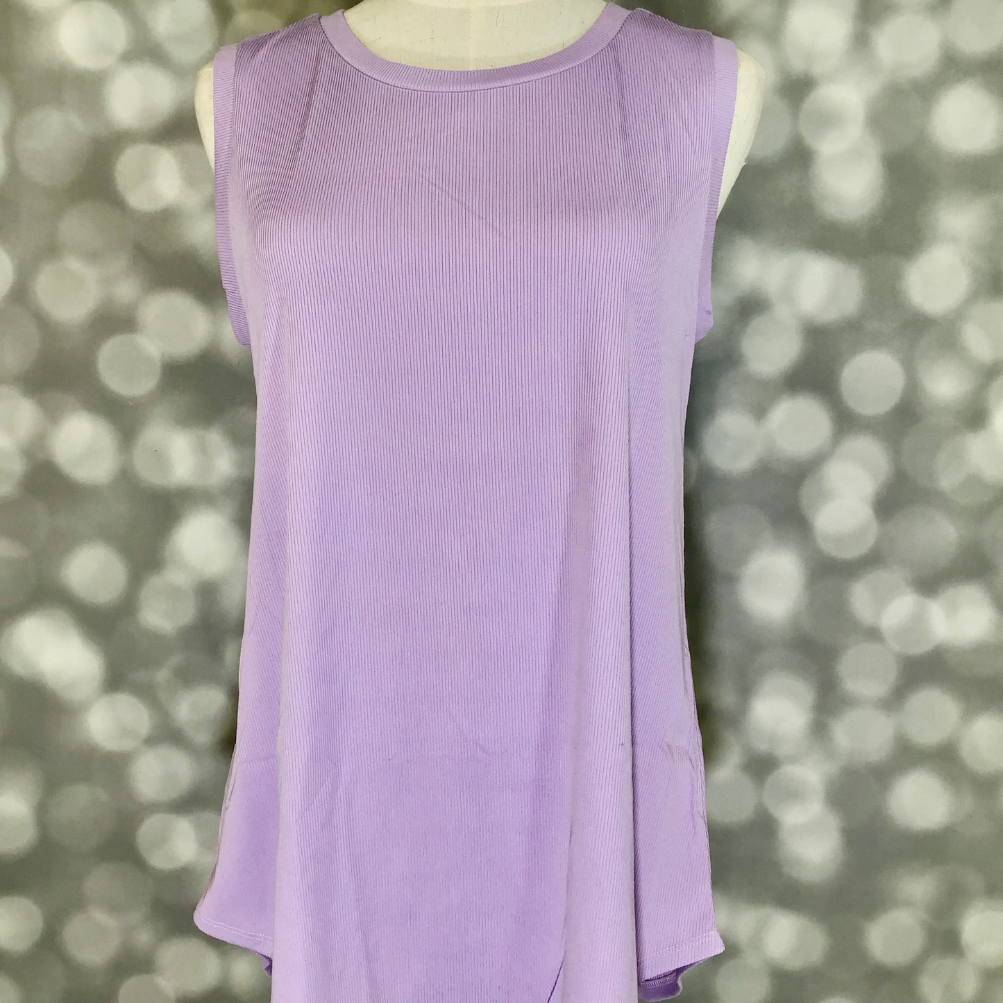 LuLaRoe Cocoa Sleeveless Top - Solid Soft Lavender