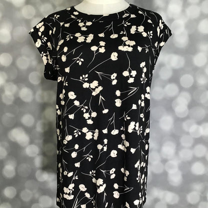 LuLaRoe Ashley Raglan T - Midnight Wildflower Meadow