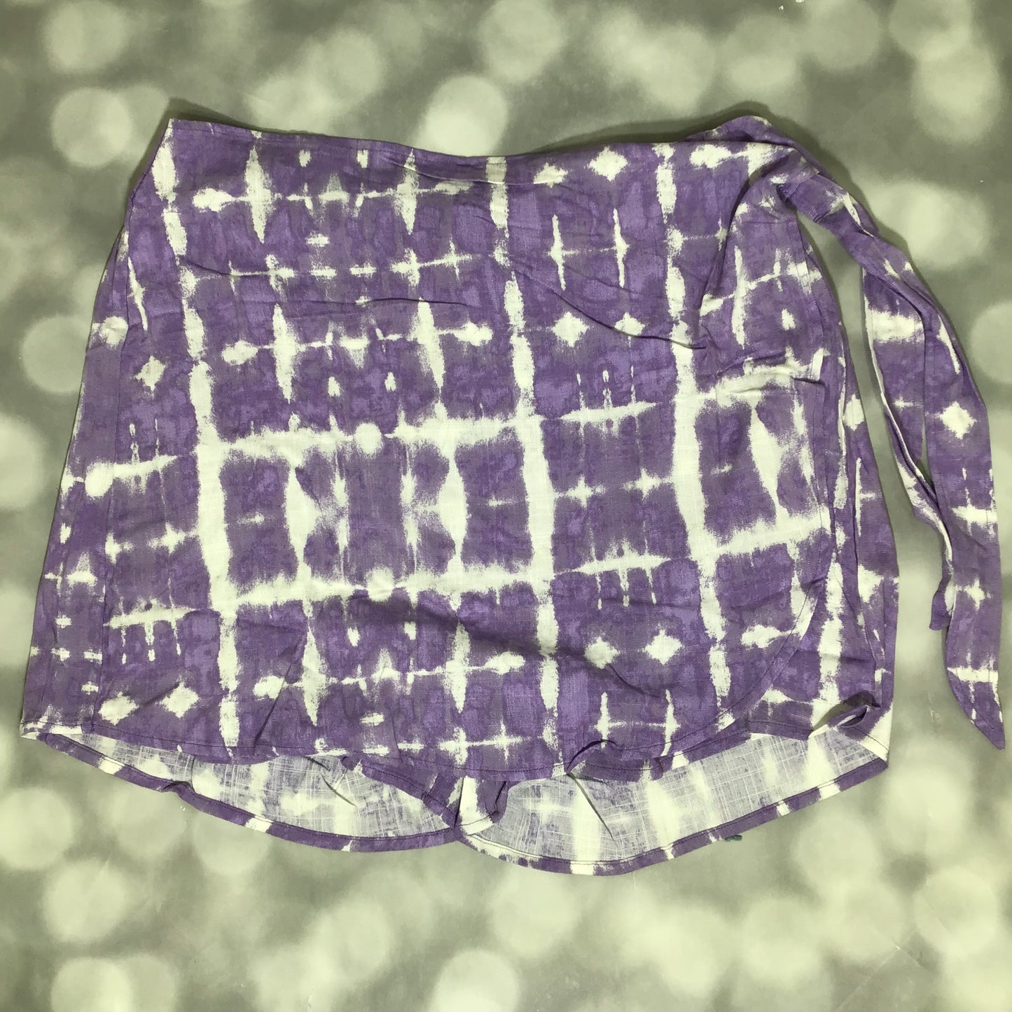 LuLaRoe Rose Wrap Skort - Lavender Shibori Mosaic