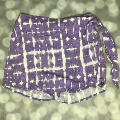 LuLaRoe Rose Wrap Skort - Lavender Shibori Mosaic