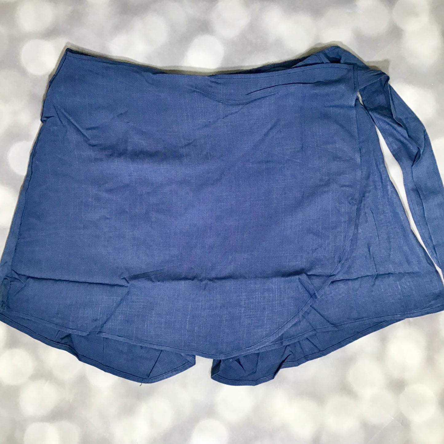 LuLaRoe Rose Wrap Skort - Solid Slate Blue