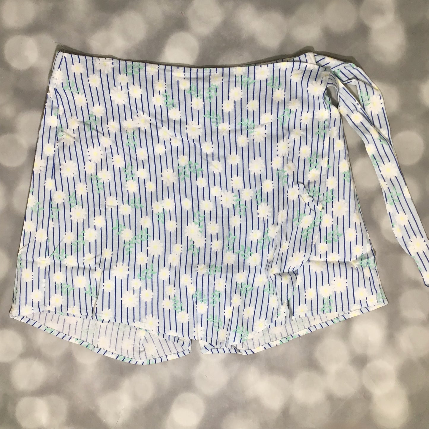 LuLaRoe Rose Wrap Skort - Sky Blossom Stripe