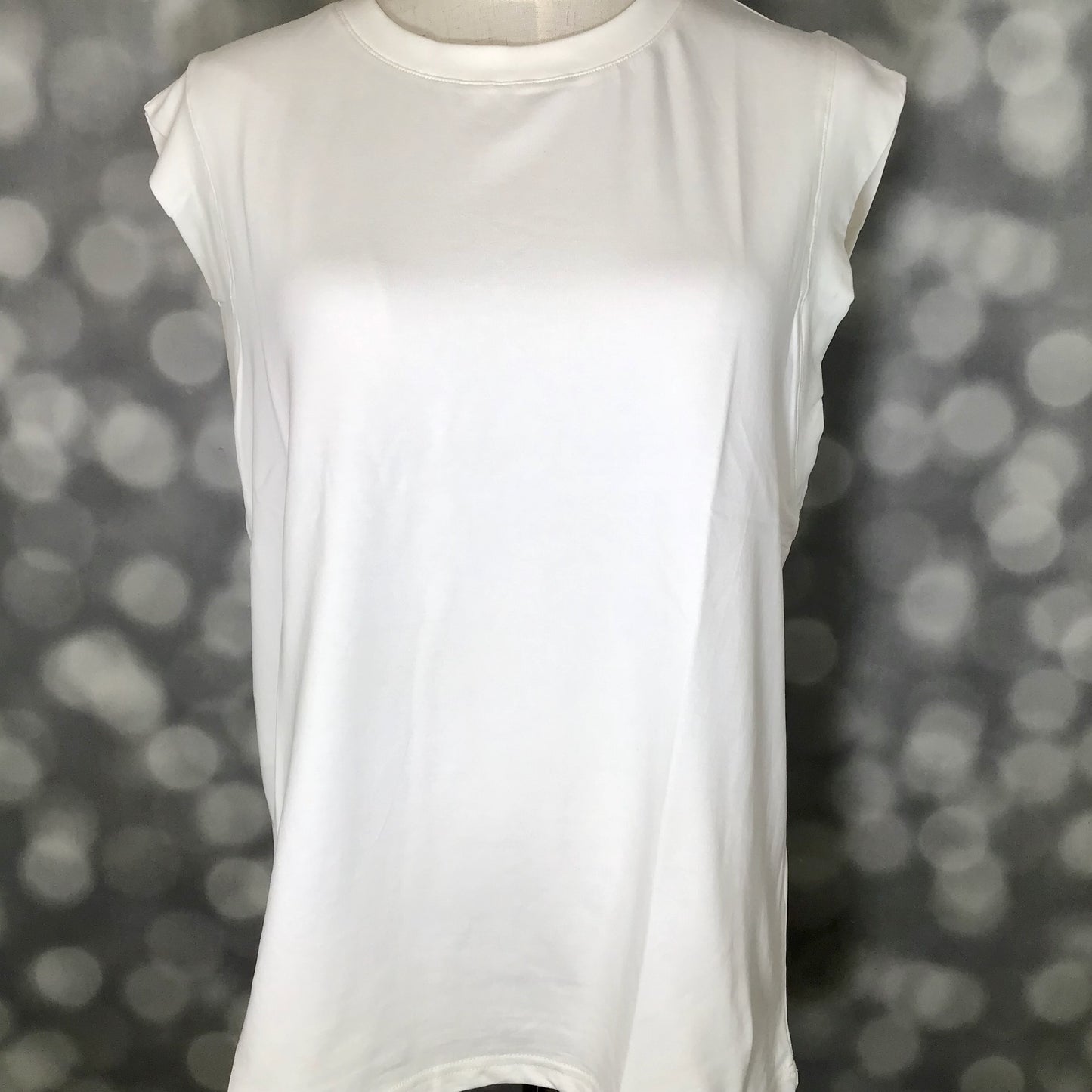 LuLaRoe Suzanne Cap Sleeve Top - Solid Egret Ivory